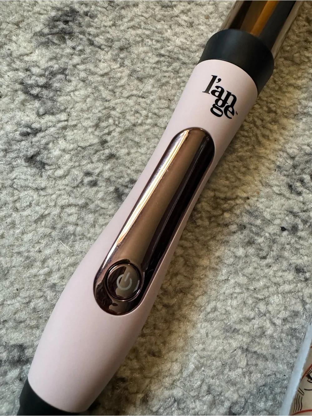 Lange Pink and Rose Gold Mini Hair Curling Wand